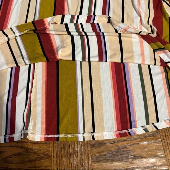 Torrid Super Soft Multi Stripe Collared Skater Dress Sz 3X Flowy Comfort - Picture 10 of 13